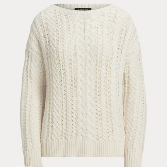 Ralph Lauren Sweaters - NWT Ralph Lauren Cable-Knit Cotton-Blend Sweater (XL)